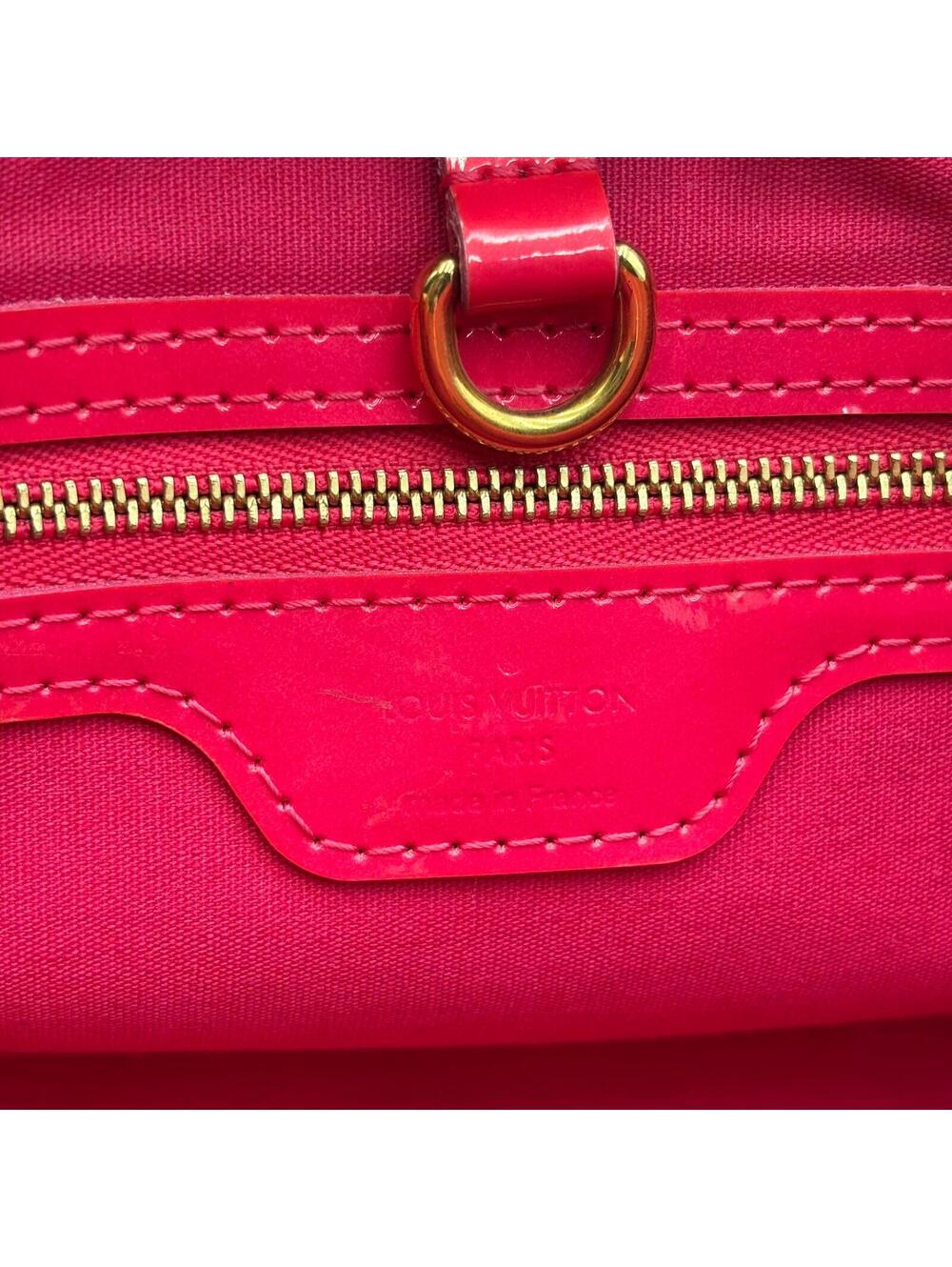 Louis Vuitton Monogram Vernis Wilshire Boulevard Tote PM Hot Pink Patent Leather - Picture 11 of 11
